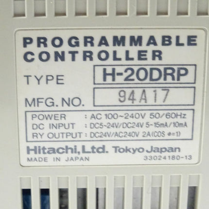 Hitachi H-20DRP programmierbarer Kontroller 94A17 / H20DRP