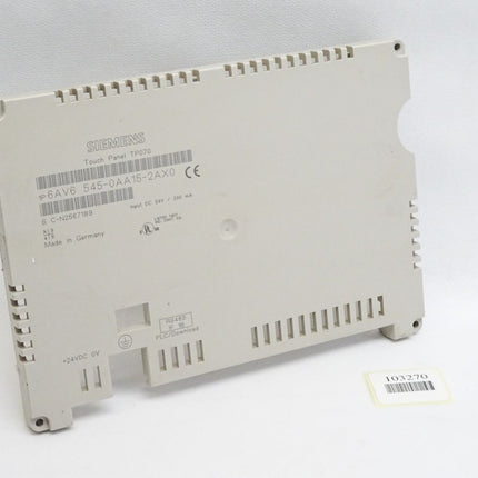 Siemens Backcover Rückschale Panel Touch TP070 6AV6545-0AA15-2AX0 6AV6 545-0AA15-2AX0