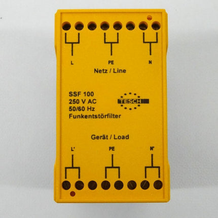 Tesch SSF100-2-6A Funkenstörfilter NEU/OVP / SSF100