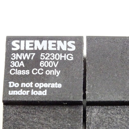 Siemens SENTRON fuse holder 3NW75230HG 3NW7 5230HG 30A 600V / Unbenutzt