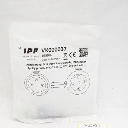 Ipf electronic VK000037 Adaptierung Adapter / Neu OVP