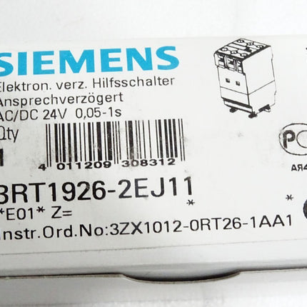 Siemens Hilfsschalter 3RT1926-2EJ11 / Neu OVP