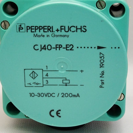 Pepperl+Fuchs CJ40-FP-E2-P1 19057 Kapazitiver Sensor / Neu