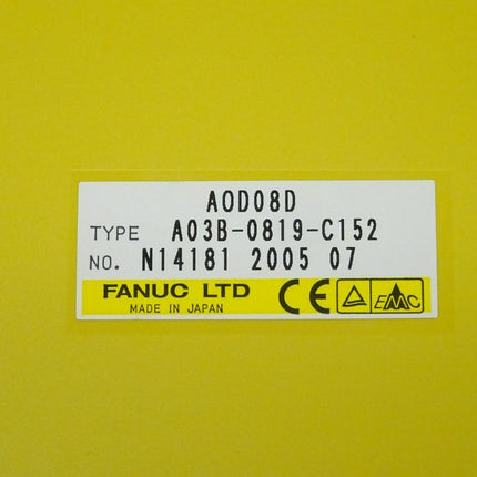 Fanuc AOD08D digitale Ausgabeeinheit A03B-0819-C152 // N14181 2005 07