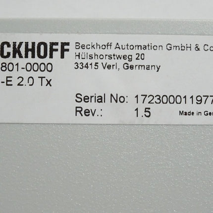 Beckhoff CU8801-0000 USB-Verlängerung