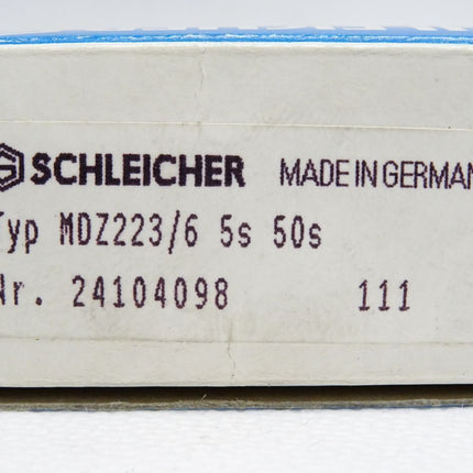 Schleicher MDZ223/6 5s 50s 24104098 Karte / Neu OVP