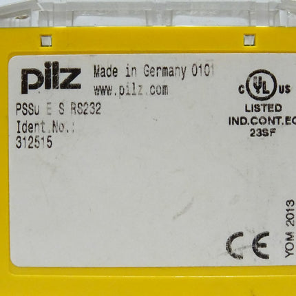 Pilz 312515 PSSu E S RS232 Schnittstellenmodul