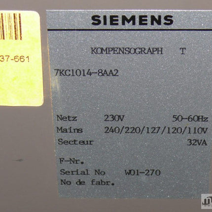 Siemens Kompensograph C1014 / 7KC1014-8AA2 + Zubehör