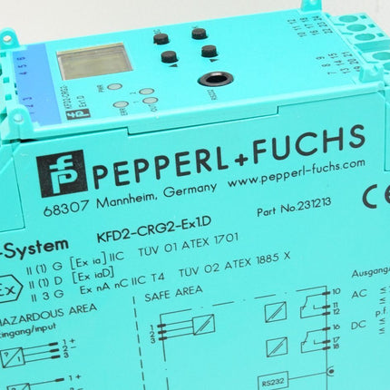 Pepperl+Fuchs 231213 KFD2-CRG2-Ex1.D Transmitterspeisegerät