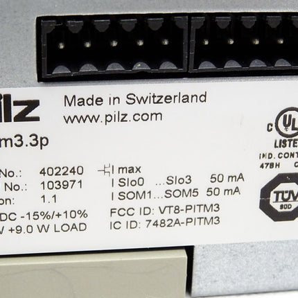 Pilz PIT m3.3p 402240 PITmode elektronischer Wahlschalter / Neu