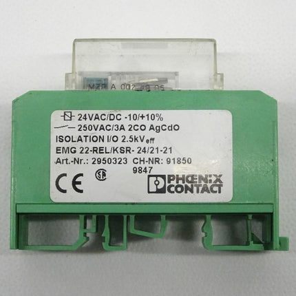 Phoenix Contact EMG 22-REL / 2950323 / KSR-24/21-21 Isolation I/O 2.5kV