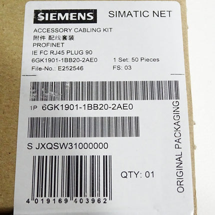 Siemens 6GK1901-1BB20-2AE0 / Inhalt:50 Stück / Neu OVP versiegelt