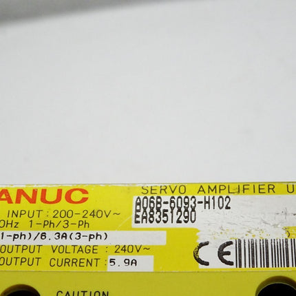 Fanuc Servo Amplifier Unit A06B-6093-H102 - Defekt