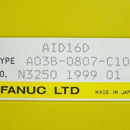 Fanuc AID16D A03B-0807-C104 Eingangsmodul