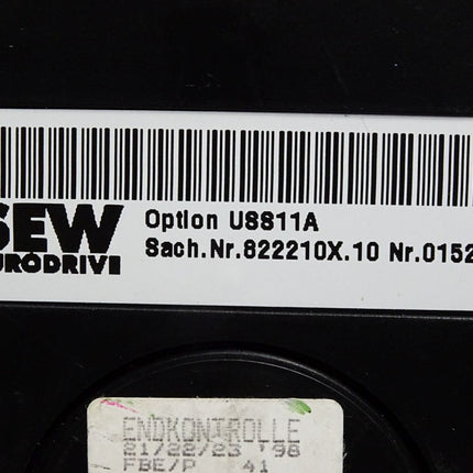 SEW Eurodrive USS11A 822210X.10 Seriell Port RS232