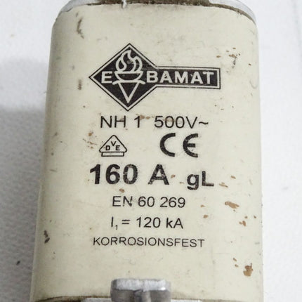 E Bamat Sicherung NH1 500VAC 160A gL 120kA