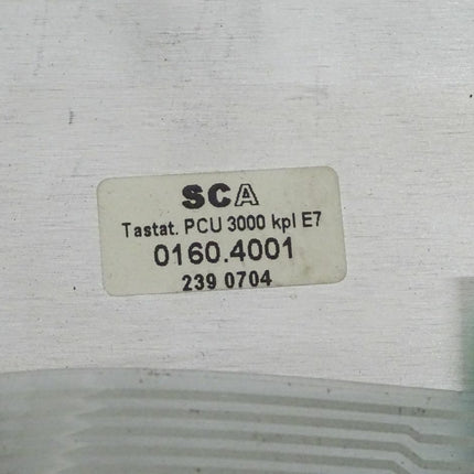 SCA Tastatur PCU 3000 kpl E7 0160.4001 // 239 0704