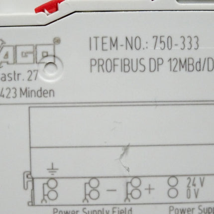 Wago 750-333 FC Profibus Feldbuskoppler