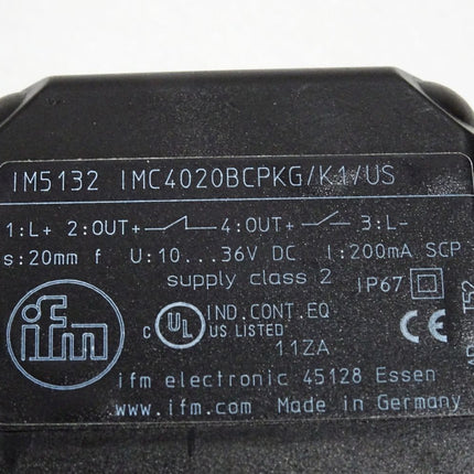 Ifm Electronic IM5132 Induktiver Sensor IMC4020BCPKG/K1/US