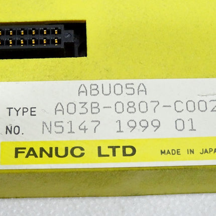 Fanuc ABU05A A03B-0807-C002 Base unit