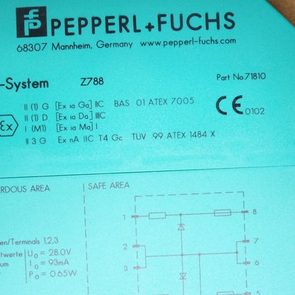 Pepperl+Fuchs Z-System Z788 / 71810 / Neu OVP