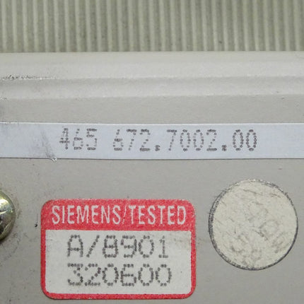 Siemens Simadyn UP1 6DD1672-0AB0 / 6DD 1672-0AB0 E: A 465672.7002.00