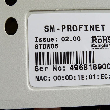 Emerson Control Techniques Unidrive SP SP1401 + SM-Applications Plus STDW09 + SM-Profinet STDW05 + Schaffner FS6008-10-07