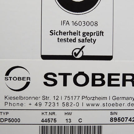 Stöber Stober Servoumrichter SDS5008 SDS5008A/L 55429 0.75kW + ASP5001/0 49137 + DP5000 44575 / Neu OVP