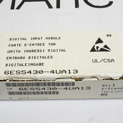 Siemens Digital Input Module 6ES5430-4UA13 6ES5 430-4UA13 Neu OVP