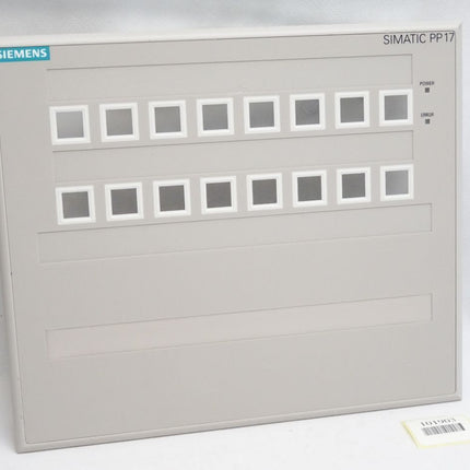 Siemens Front Simatic PP17 Panel 16 Tasten