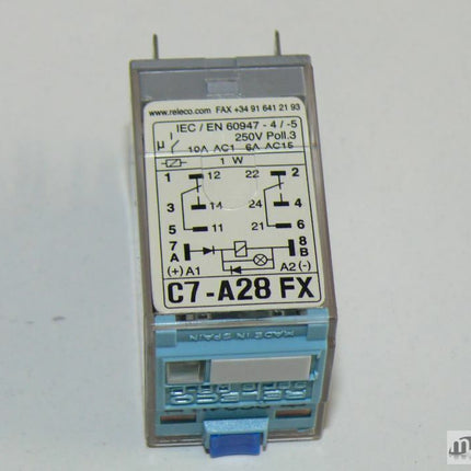 Releco C7-A28 FX Relais - 8-pin miniature