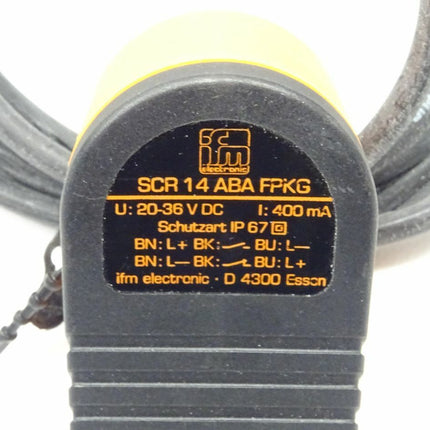 IFM Electronic SCR 14 ABA FPKG Sensor 20-36VDC Strömungswächter SCR14ABAFPKG