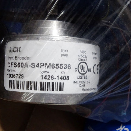 Sick Incremental Encoder DFS60A-S4PM65536 1036729 / Neu OVP