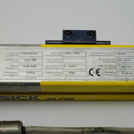 Sick FGSE450-23 elektronische Lichtschranke EMPFÄNGER 1012589 / 24V / 30-FGS