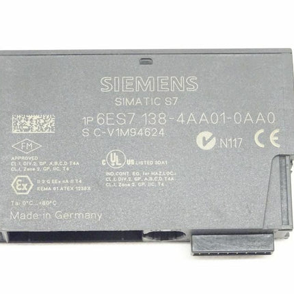 Siemens 6ES7138-4AA01-0AA0 Reservemodul 6ES7 138-4AA01-0AA0