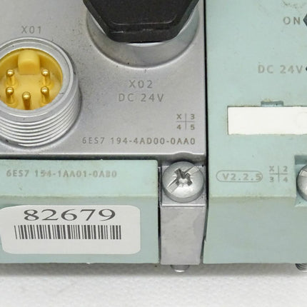 Siemens 6ES7194-4AD00-0AA0 + 6ES7154-1AA01-0AB0 Simatic Modul 6ES7 194-4AD00-0AA0