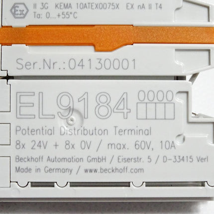 Beckhoff EL9184 Potenzialverteilungsklemme