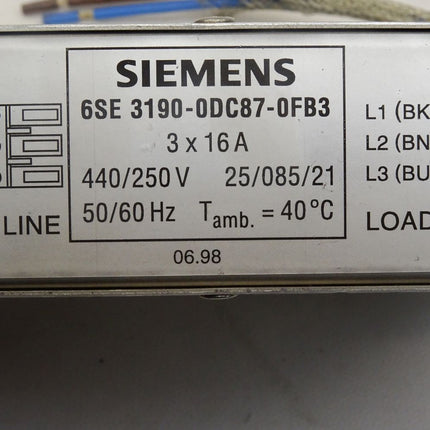 Siemens 6SE3190-0DC87-0FB3