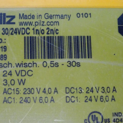 Pilz PZW 30/24VDC 1n/o 2n/c 774019 / Neu OVP