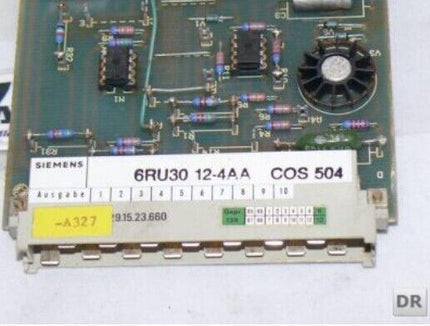 SIEMENS 6RU30 12-4AA COS 504 -A327 / 6RU3012-4AA