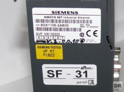 Siemens 6GK1105-2AB00 / 6GK1 105-2AB00 OPTICAL SWITCH NET TP62 / E:02 V2.0.0.0