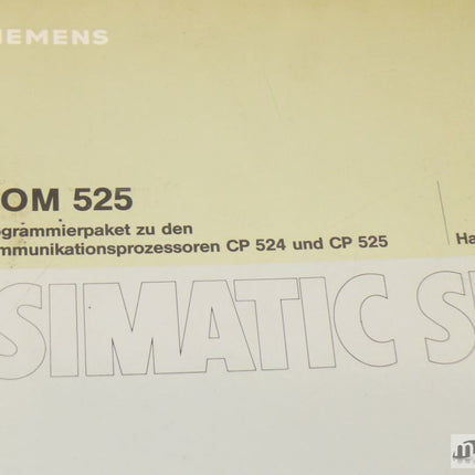 Siemens 6ES5998-0DB11 Handbuch COM 525 6ES5 998-0DB11