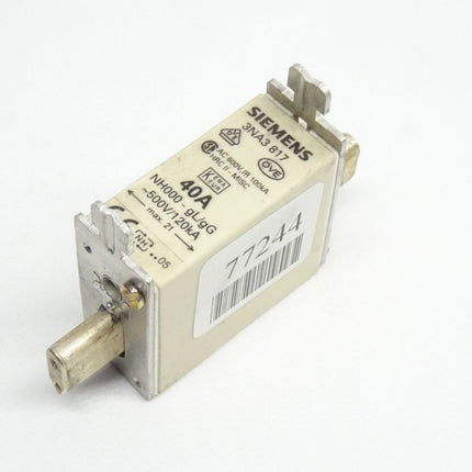 Siemens 3NA3 817 / NH000- gL/gG 500V/120kA / 3NA3817 NEU