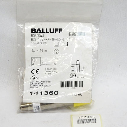 Balluff BOS00W3  Einweglichtschranke BLS18M-XX-1P-E5-L-S4 / Neu OVP