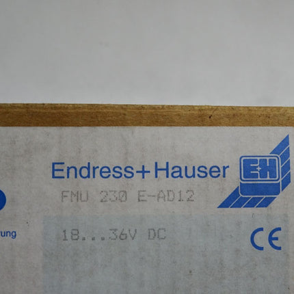 Endress+Hauser Prosonic T Ultraschall Laufzeitmessverfahren FMU 230 E-AD12 FMU230E-AD12 18...36VDC 1.2W / Neu OVP