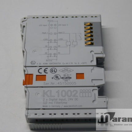 Beckhoff KL1002 / KL 1002 Klemme 2x Digital Input