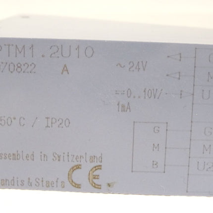 Siemens Landis&Staefa 070822 / PTM1.2U10