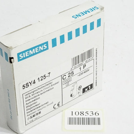 Siemens Leitungsschutzschalter 5SY4125-7 / Neu OVP