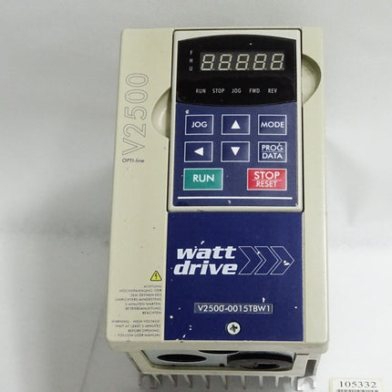 Watt Drive V2500 OPTI-Line V2500-0015TBW1 1.5kW Frequenzumrichter