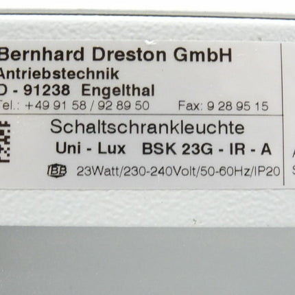 Bernhard Dreston GmbH Uni-Lux BSK 23G - IR - A Schaltschrankleuchte BSK23G-IR-A